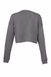 Bella+Canvas Sweat polaire court col rond avec épaules tombantes, Black XL, BL7503 – image 6