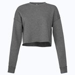 Bella+Canvas Cropped Crew Fleece mit abfallenden Schultern, Black M, BL7503 – Bild 7