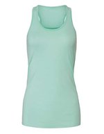 Bella+Canvas Flowy Racerback Tank Top mit geketteltem Saum – Mint