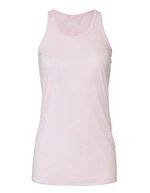 Bella+Canvas Flowy Racerback Tank Top mit geketteltem Saum, Black S, BL8800 – Doux Rose
