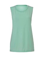 Bella+Canvas Flowy Scoop Muskel-T-Shirt für Damen, Black S, BL8803 – Menta