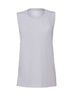 Bella+Canvas Flowy Scoop Muskel-T-Shirt für Damen, Black S, BL8803 – Bianco