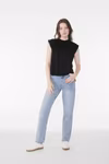 Women´s Flowy Muscle Tee With Rolled Cuff – Bild 2