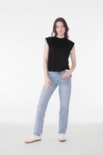 Women´s Flowy Muscle Tee With Rolled Cuff – Bild 1
