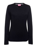 Women´s Atlanta V-Neck Jumper – Black