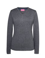 Women´s Atlanta V-Neck Jumper – Charcoal
