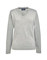 Women´s Atlanta V-Neck Jumper – Silver
