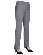 Brook Taverner Chinohose Houston Slim-Fit Baumwolle für Damen – Grey