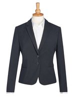 Brook Taverner Slim Fit Blazer mit 2 Knöpfen, Black 4R(32), BR600 – Antracite