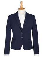 Brook Taverner Slim Fit Blazer mit 2 Knöpfen, Black 4R(32), BR600 – Blu navy