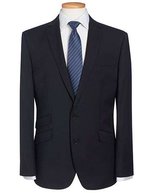 Brook Taverner Slim Fit Sakko mit Brustleistentasche, Black 34L(44), BR602 – Bild 1