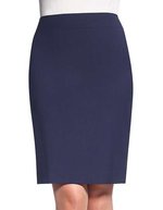 Brook Taverner Numana Gerade Rock mit Stretch-Futter, Black 4R(32)/22, BR631 – Medio Blu