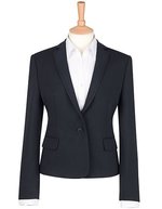 Brook Taverner Halb taillierte Saturn Jacke aus Polyester – Black