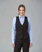 Brook Taverner Luna Weste mit 5-Knopf-Schnitt, Black XS, BR670 – Bild 1