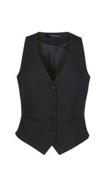 Brook Taverner Luna Weste mit 5-Knopf-Schnitt, Black XS, BR670 – Bild 3