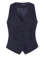 Brook Taverner Luna Weste mit 5-Knopf-Schnitt – Navy