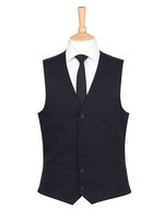 Brook Taverner Anzugweste Mercury mit schlankem Schnitt – Black