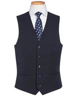 Brook Taverner Anzugweste Mercury mit schlankem Schnitt – Navy