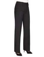 Brook Taverner Miranda Hose, gerade Beine, Polyester-Woll-Mix, Black 6W(34)/36, BR701 – Bild 1