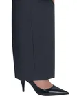 Brook Taverner Miranda Hose, gerade Beine, Polyester-Woll-Mix, Black 6W(34)/36, BR701 – Bild 4