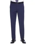 Brook Taverner Slim Fit Hose Cassino aus Wolle-Polyester, Mid Blue 38W(54)/36, BR702 – Bild 2