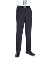 Brook Taverner Avalino Hose, leicht taillierter Schnitt, Black 28W(42)/36, BR703 – Charcoal