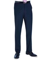 Brook Taverner Avalino Hose, leicht taillierter Schnitt, Black 28W(42)/36, BR703 – Navy