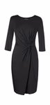 Brook Taverner Neptune Kleid mit Knoten-Detail, Black XS, BR780 – Bild 3