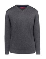 Men´s V-Neck Jumper Boston – Charcoal
