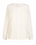 Brook Taverner Riola Langarmbluse mit goldenen Details, Cream 24 (52), BR800 – Bild 3