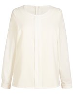 Brook Taverner Riola Langarmbluse mit goldenen Details, Cream 6 (34), BR800 – Bild 2
