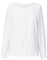 Brook Taverner Riola Langarmbluse mit goldenen Details, Cream 6 (34), BR800 – White