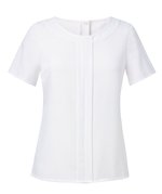 Brook Taverner Damenbluse Felina mit Reißverschluss, Cream 6 (34), BR801 – Bild 3