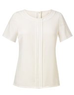 Brook Taverner Damenbluse Felina mit Reißverschluss, Cream 6 (34), BR801 – Bild 2