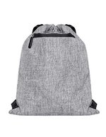Bags2Go Gymsac Miami aus 600D Polyester – Grey Melange/Black
