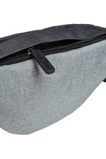 Bags2Go Belt Bag Helsinki with Adjustable Strap, Dark Grey Melange/Light Grey Melange 36 x 15 x 7,5 cm, BS19482 – Bild 6