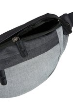 Bags2Go Belt Bag Helsinki with Adjustable Strap, Dark Grey Melange/Light Grey Melange 36 x 15 x 7,5 cm, BS19482 – Bild 8