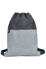 Bags2Go Gothenburg Gymsac avec cordon Air-Mesh, Dark Grey Melange/Light Grey Melange 43 x 33 cm, BS20077 – Bild 1