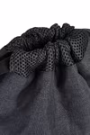 Bags2Go Gothenburg Gymsac mit Air-Mesh Tunnelzug, Dark Grey Melange/Light Grey Melange 43 x 33 cm, BS20077 – Bild 5