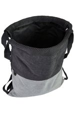 Bags2Go Gothenburg Gymsac avec cordon Air-Mesh, Dark Grey Melange/Light Grey Melange 43 x 33 cm, BS20077 – Bild 6