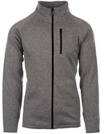Burnside Fleece Jacke mit Reißverschluss für Herren – Heather Charcoal