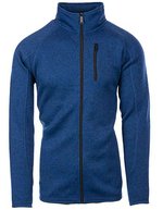 Burnside Fleece Jacke mit Reißverschluss für Herren – Heather Navy