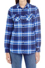 Burnside Flanellhemd mit Karomuster für Damen, Khaki Check L, BU5210 – Bild 3