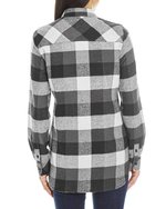 Burnside Flanellhemd mit Karomuster für Damen, Khaki Check L, BU5210 – Bild 4