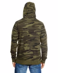 Burnside Kapuzenjacke mit Camo-Design und Reißverschluss, Green Camo XL, BU8615 – Bild 4