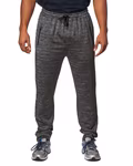 Burnside Tech Fleece Jogger mit Reißverschlusstaschen, Heather Charcoal S, BU8801 – Bild 3