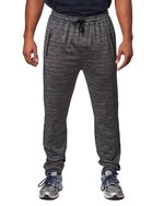 Burnside Tech Fleece Jogger mit Reißverschlusstaschen, Black S, BU8801 – Bild 3