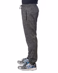 Burnside Tech Fleece Jogger mit Reißverschlusstaschen, Heather Charcoal S, BU8801 – Bild 5