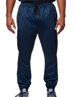Burnside Tech Fleece Jogger mit Reißverschlusstaschen – Heather Navy