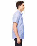 Burnside Chemise business tissée manches courtes, Black (White Heather) S, BU9247 – image 5